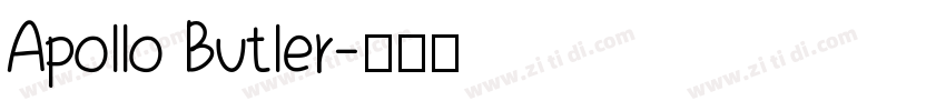 Apollo Butler字体转换